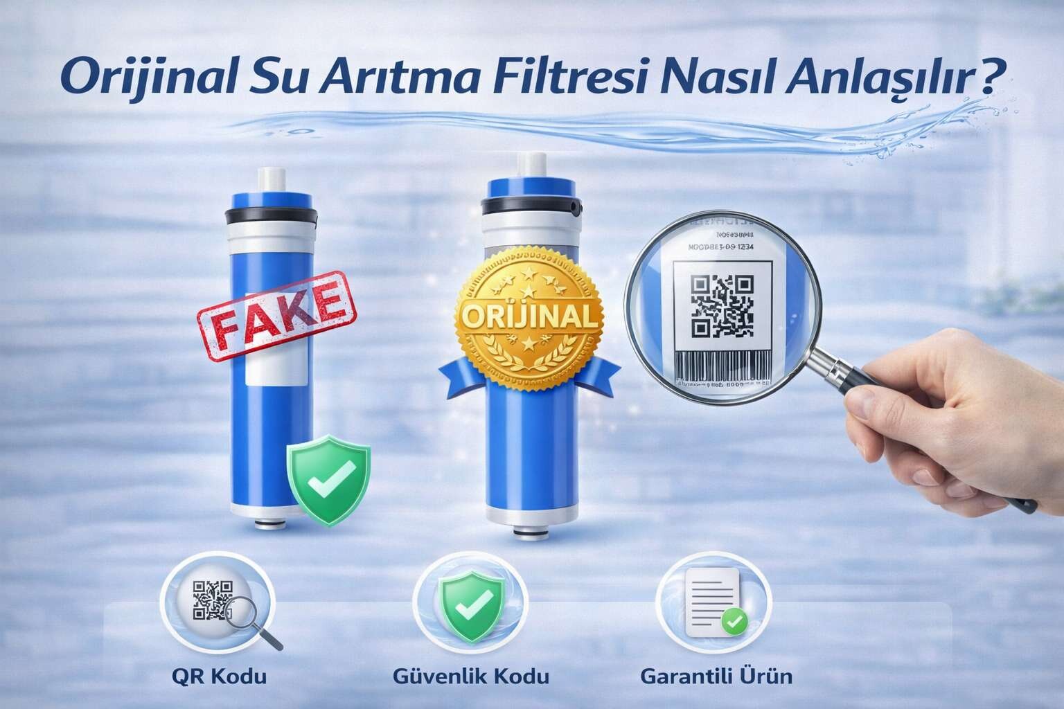 Orijinal Su Arıtma Filtresi Nasıl Anlaşılır?