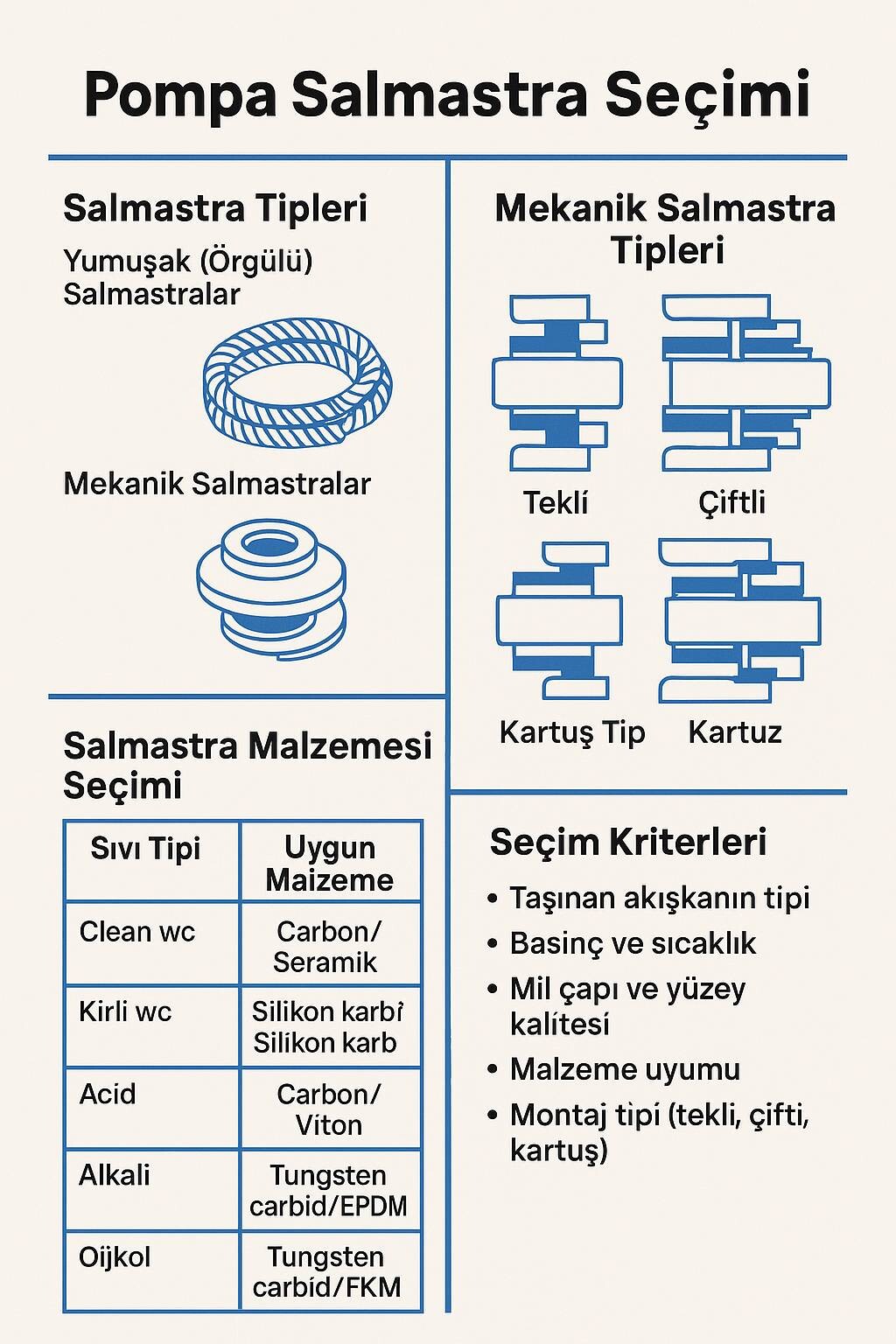 Pompa Salmastra Seçimi