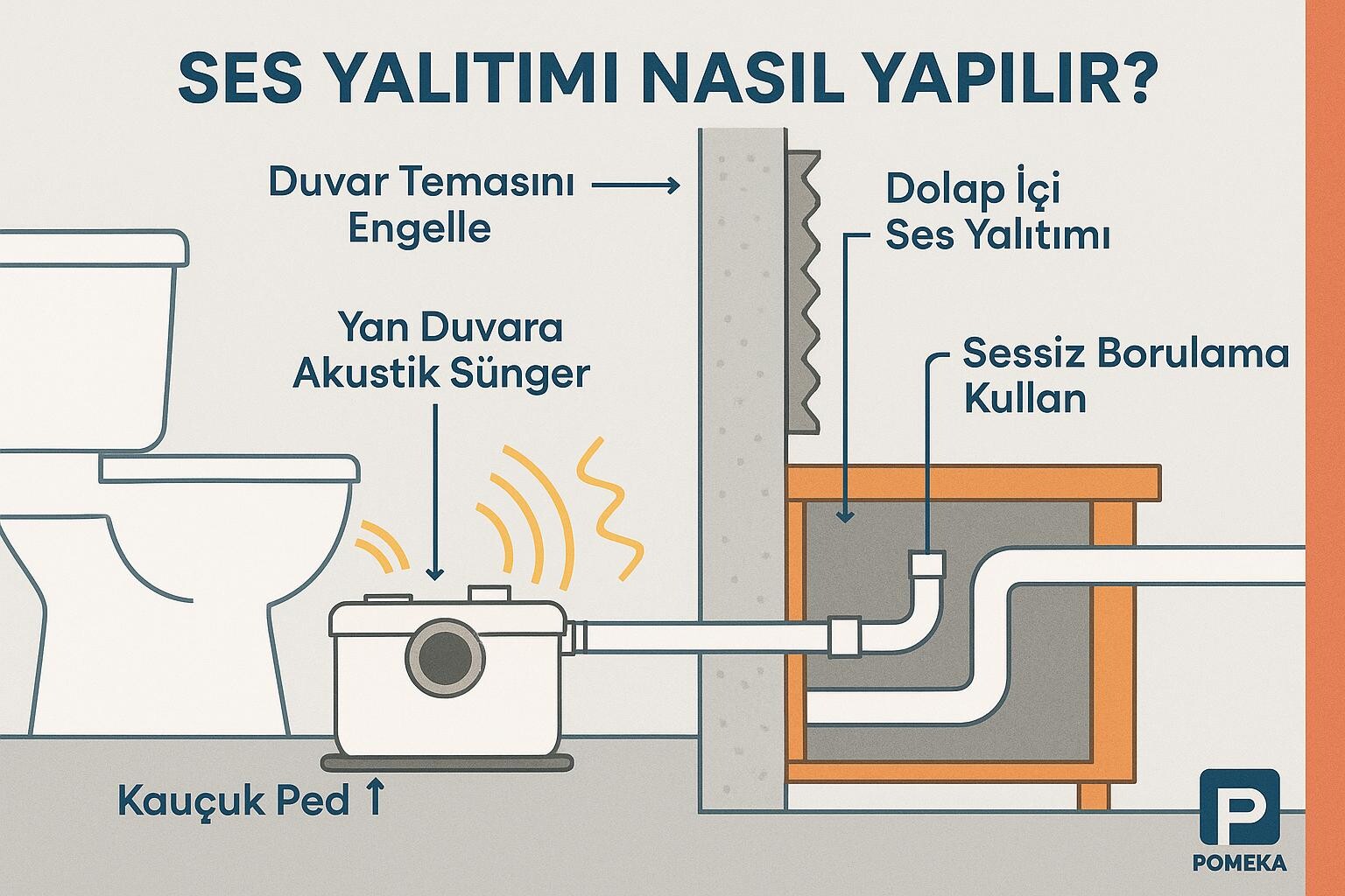 Öğütücülü WC Pompası Ses Yalıtımı Nasıl Yapılır?
