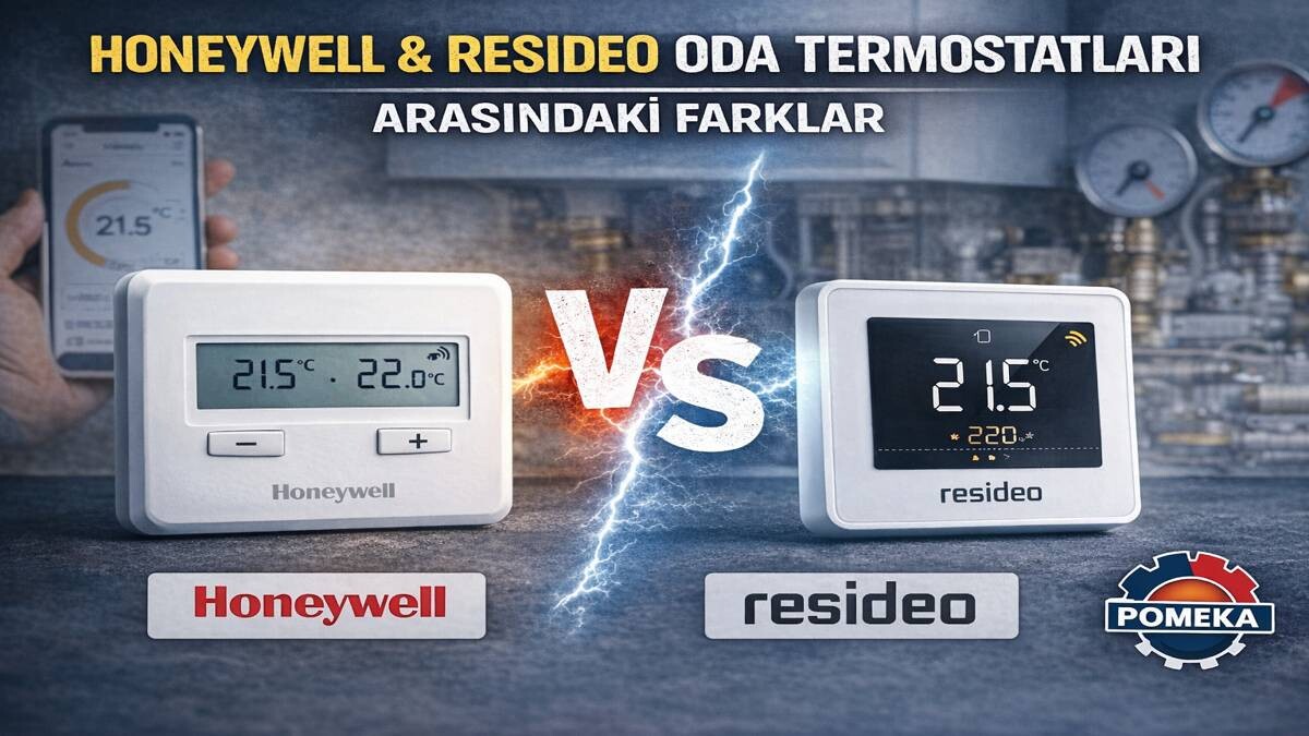 Honeywell ve Resideo Oda Termostatları Arasındaki Farklar 