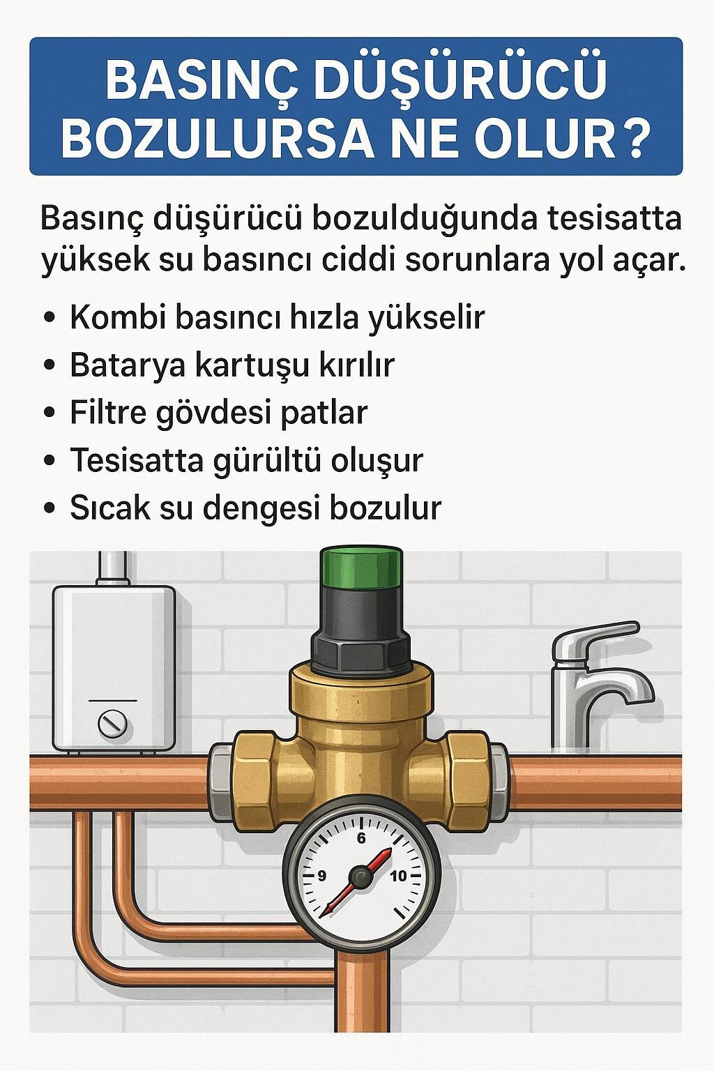 Basınç Düşürücü Bozulursa Ne Olur?