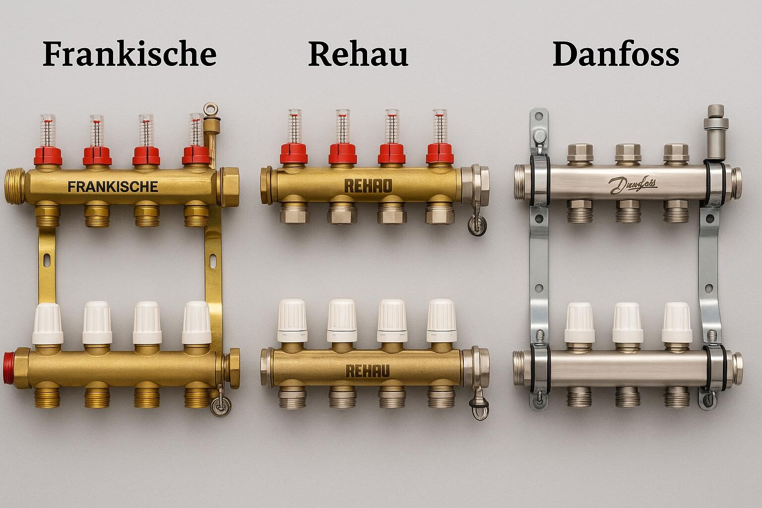 Frankische, Rehau ve Danfoss Yerden Isıtma Sistemleri Karşılaştırması