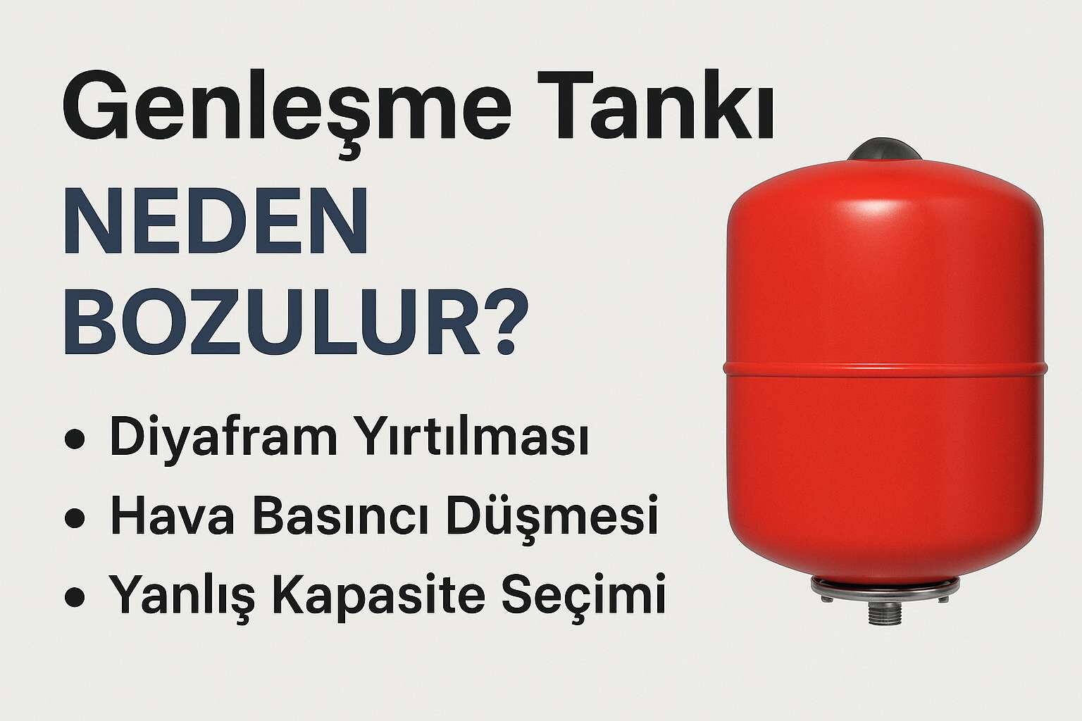 Genleşme Tankı Neden Bozulur?