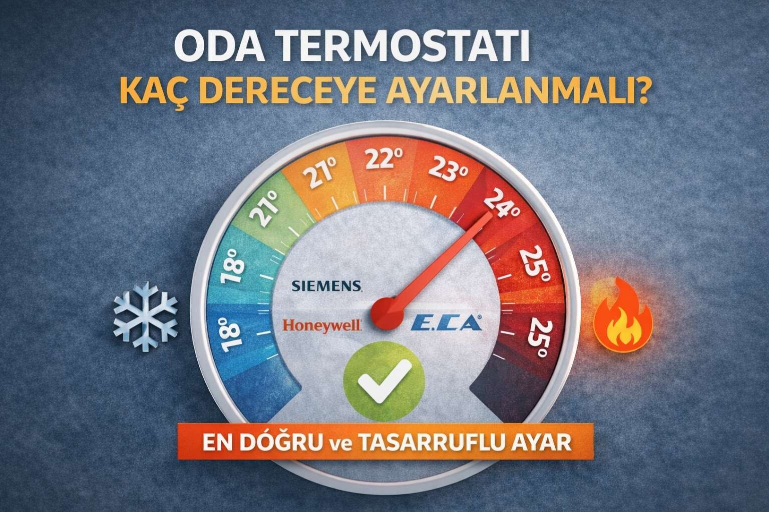Oda Termostatı Kaç Dereceye Ayarlanmalı? 