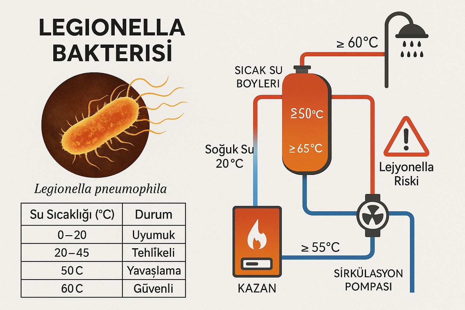 Lejyoner (Legionella) Bakterisi Nedir?