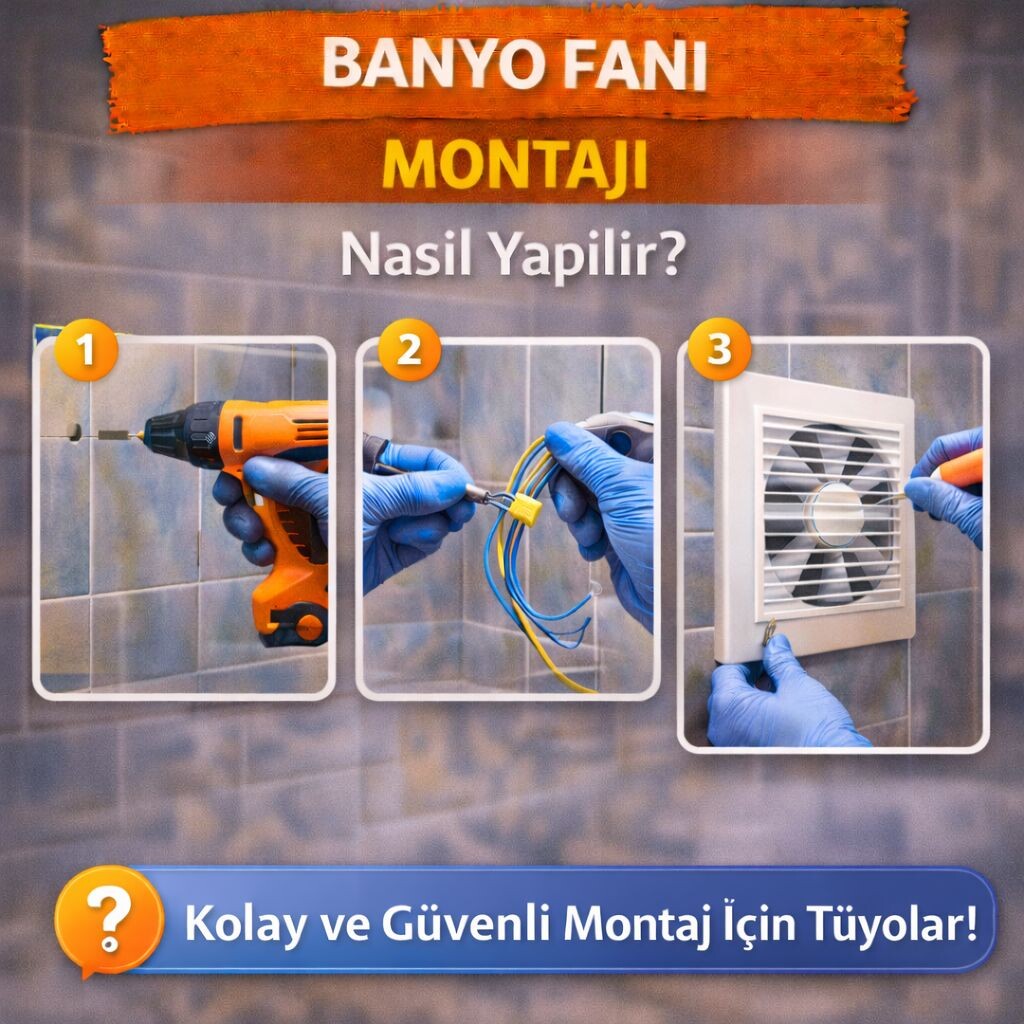 Banyo Fanı Montajı Nasıl Yapılır?