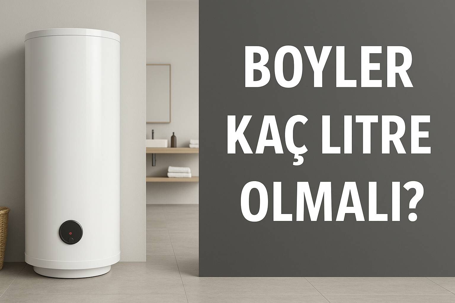 Boyler Kaç Litre Olmalı?