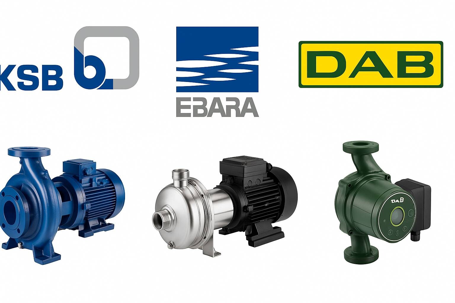 KSB, Ebara, DAB Pompa Karşılaştırması