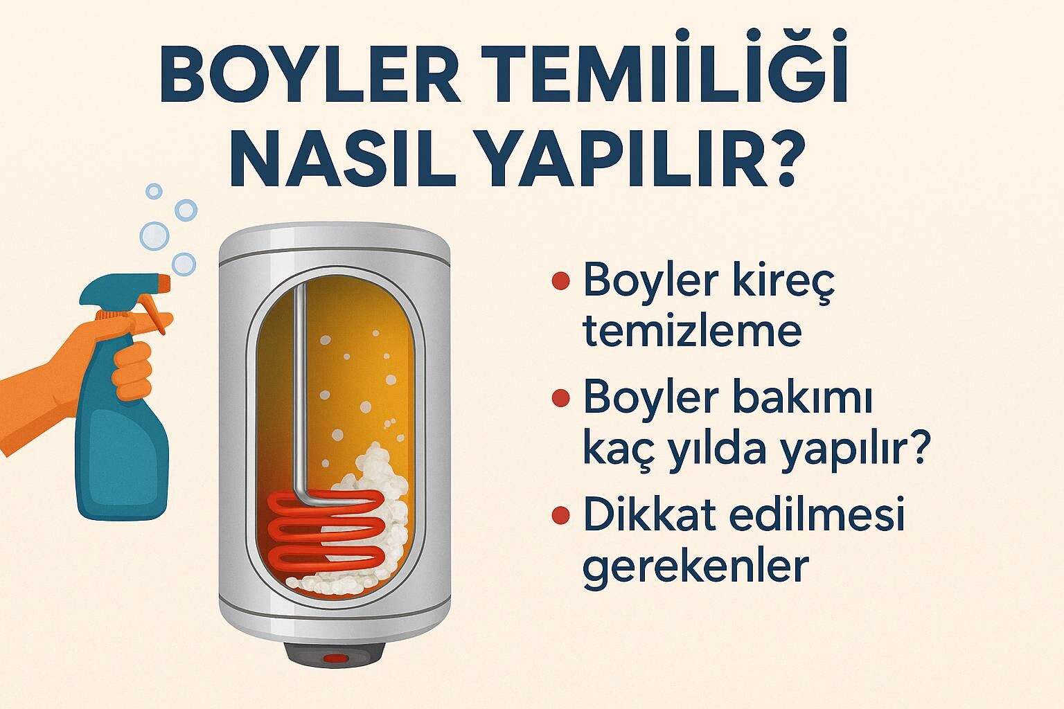 Boyler Temizliği Nasıl Yapılır?