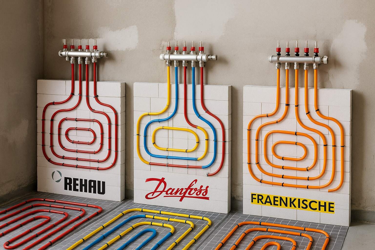 Rehau Danfoss ve Fraenkische Yerden Isıtma Sistemleri Karşılaştırması