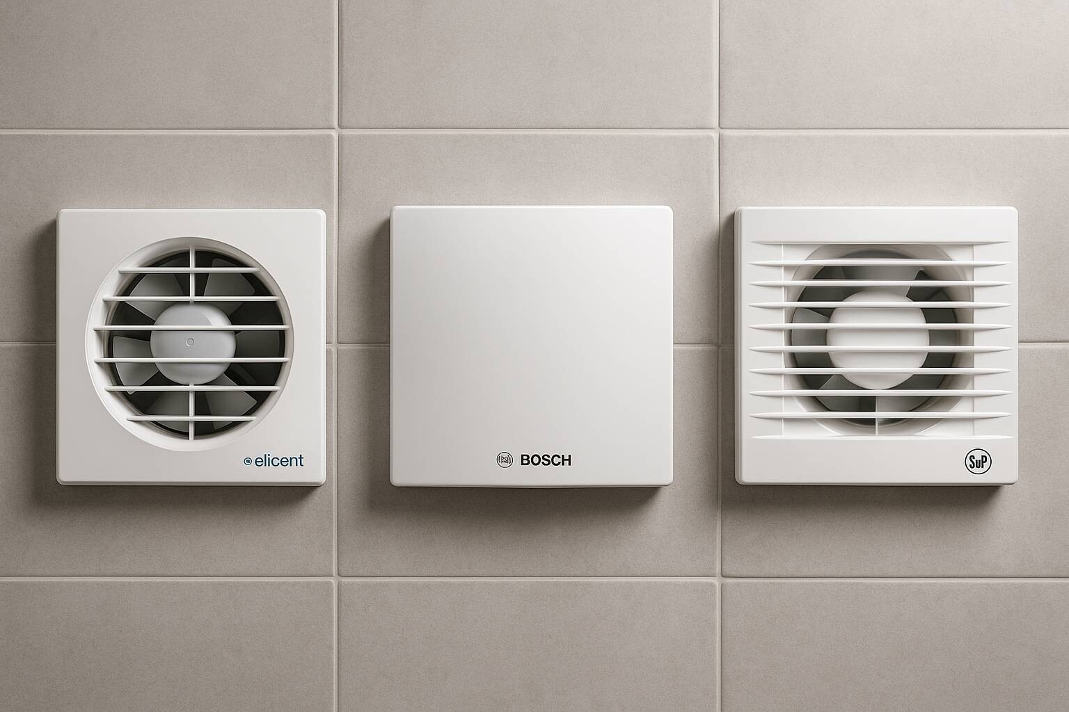 Elicent vs Bosch vs S&P (Soler & Palau) Banyo Fanı Karşılaştırması