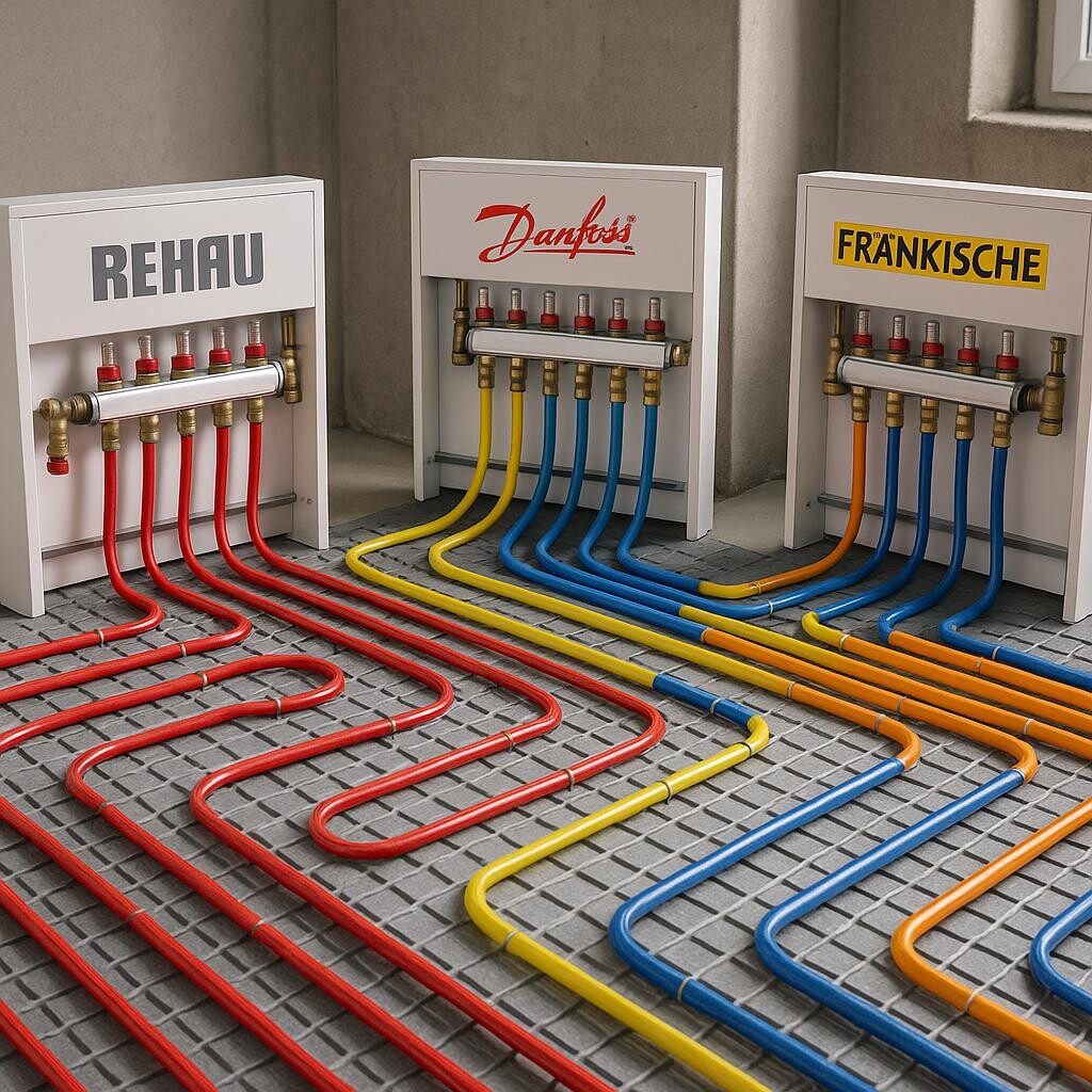 Rehau Danfoss ve Fraenkische Yerden Isıtma Sistemleri Karşılaştırması