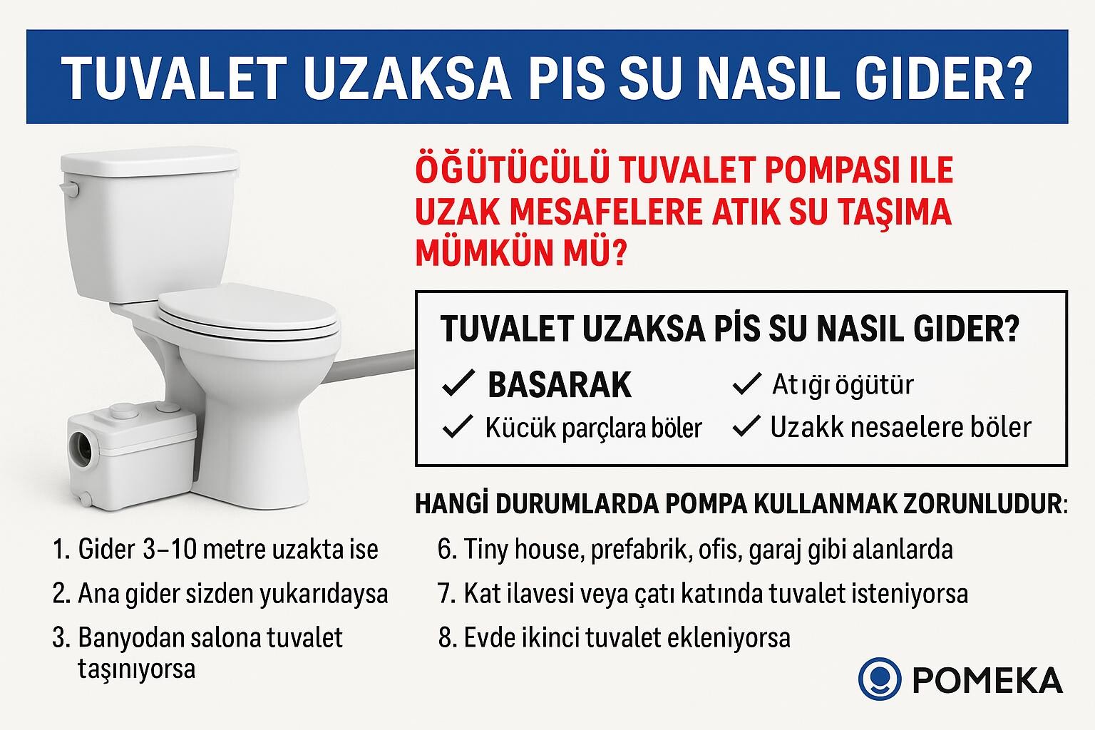 Tuvalet Uzaksa Pis Su Nasıl Gider?